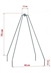 Каркас для укрытия растений на зиму 75 см