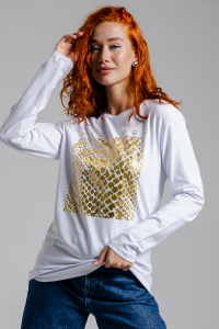 8519/1 Футболка с длинным рукавом женская