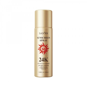 Солнцезащитный спрей с 24k SADOER SPF50+