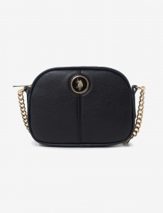 ENAMEL CHAIN CROSSBODY BAG