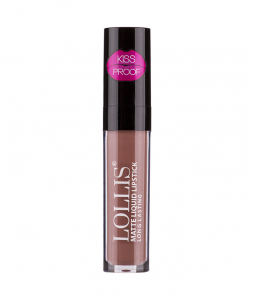 Помада для губ LOLLIS матовая жидкая Matte Liquid Lipstick 04 Меркер Косметика