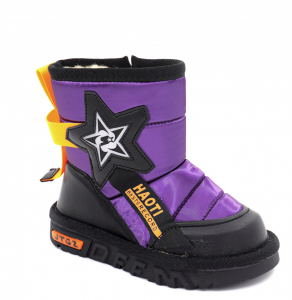 Угги С8868-5 фиолетово черные