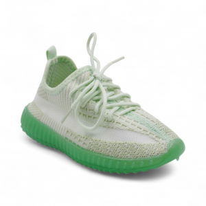 Кроссовки текстильные А1205-2а зеленые