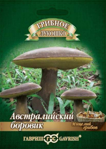 Боровик австралийский гриб на зерновом субстрате, больш. пак. 15 мл