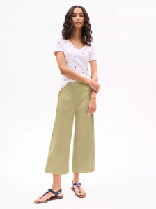 Belted Wide-Leg Chino