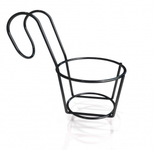 Кронштейн (корзина-крепление) для горшка «Удачный Сезон», черный