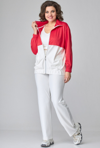 Комплект Anastasia Mak 1073 бело-красный