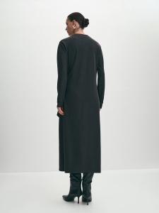 Трикотажное платье на запах