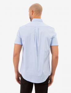 SHORT SLEEVE STRETCH POPLIN SHIRT