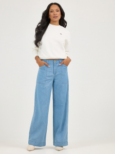 Women's Legendary High Rise Drapey Trouser Jean