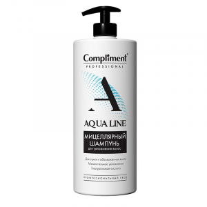 Шампунь мицелярный для увлажнения волос Professional Aqua Line Compliment 1000 мл