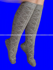 2 ПАРЫ - Гольфы женские теплые шерстяные высокие арт. 4А51