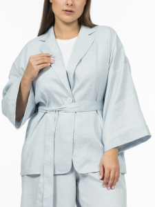 Пиджак изо льна и вискозы