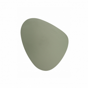 Сервировочная салфетка треугольная 45х36см зеленая