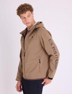 POLAR FLEECE BONDED WORDMARK JACKET