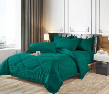 Одеяло Mency Страйп-сатин Средней плотности с простыней и наволочками ODMENZSS09