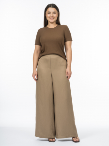 Футболка из хлопкового трикотажа с монилью