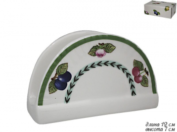 105-552 Салфетница  ФРУКТЫ в под.уп.(х72)