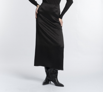 Юбка А-силуэта из ацетатного шелка