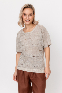 Джемпер из льна 4-314