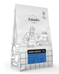 АМАДО Кофе молотый для турки 200 г