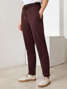 Трикотажные брюки на резинке из футера двухнитки эластичные