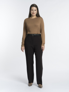 Брюки из вискозной костюмной ткани