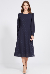 Платье Bazalini 4829 т.синий