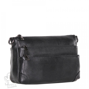 Сумка женская кожаная 8269VG black  Vitelli Grassi