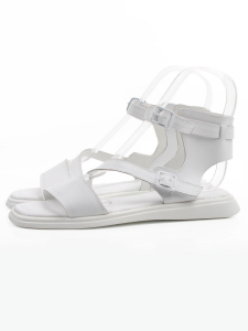 08-PEXL184-1 WHITE Босоножки женские (натуральная кожа)