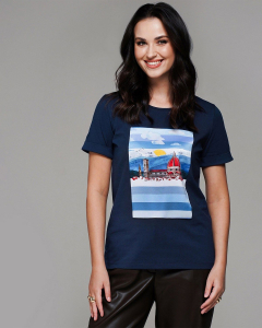 Футболка с шёлковой вставкой FSK119