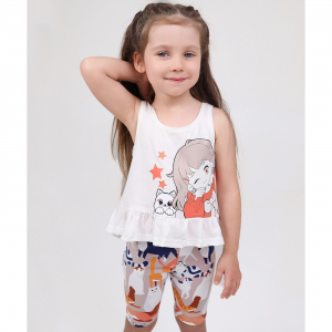 Комплект майка кулирка, велосипедки кулирка лайкра 7072100101