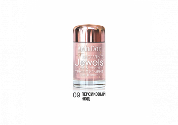 Тени-пигмент для век Jewels Alvin D`or розовый 09 персиковый нюд