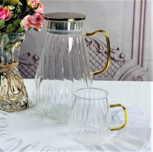 160-287 Набор графин 1800мл и 6 стаканов в под.уп.(х6)Стекло