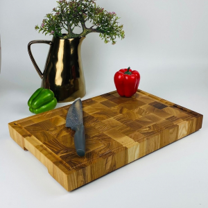 888-548 Доска разделочная торцевая на силик. ножках 38х23