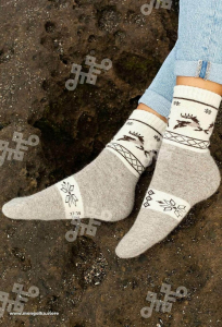Носки из 100% монгольской шерсти         (арт. 01109)