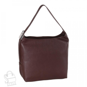 Сумка женская кожаная 3349-1Q coffee Polina&Eiterou  в Новосибирске