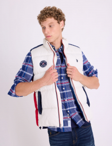 COLORBLOCK VEST WITH MALLET PATCH