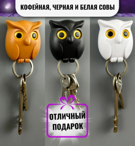 Оригинальная и необычная ключница Магнитная сова