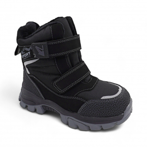 Ботинки ХМ917-3-1 черные п/п