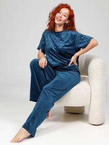 Элнора-Жаккард - костюм петроль