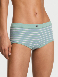 Logo Rib Cotton Boyshort Panty