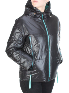 8278 BLACK Куртка демисезонная женская BAOFANI (100 гр. синтепон)