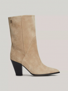 Monogram Suede Cowboy Boot
