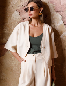 Блузка из плотного лиоцелла