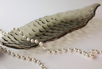 588-581 Блюдо 38х12,5х4,5см в под.уп.(х12)Стекло