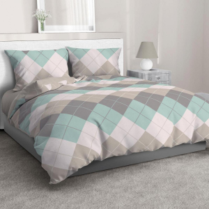 Наволочка Клетка Паддингтон бязь ГОСТ