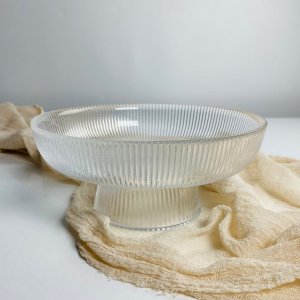 588-769 Конфетница 20см на ножке в под.уп.(х12)Стекло