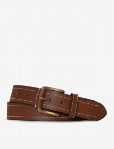 MENS 38MM CONTRAST STITCH BELT