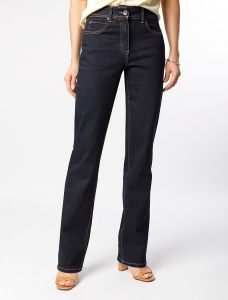 Прямые джинсы из эластичного денима